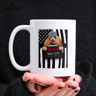 Personalized Dog Gift Idea - Bad Long Ear Dog For Dog Lovers - White Mug